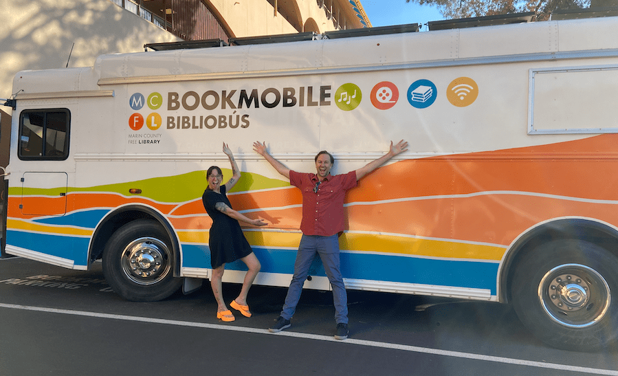 Marin County Free Library Bookmobile has a New Look Marin County Free
