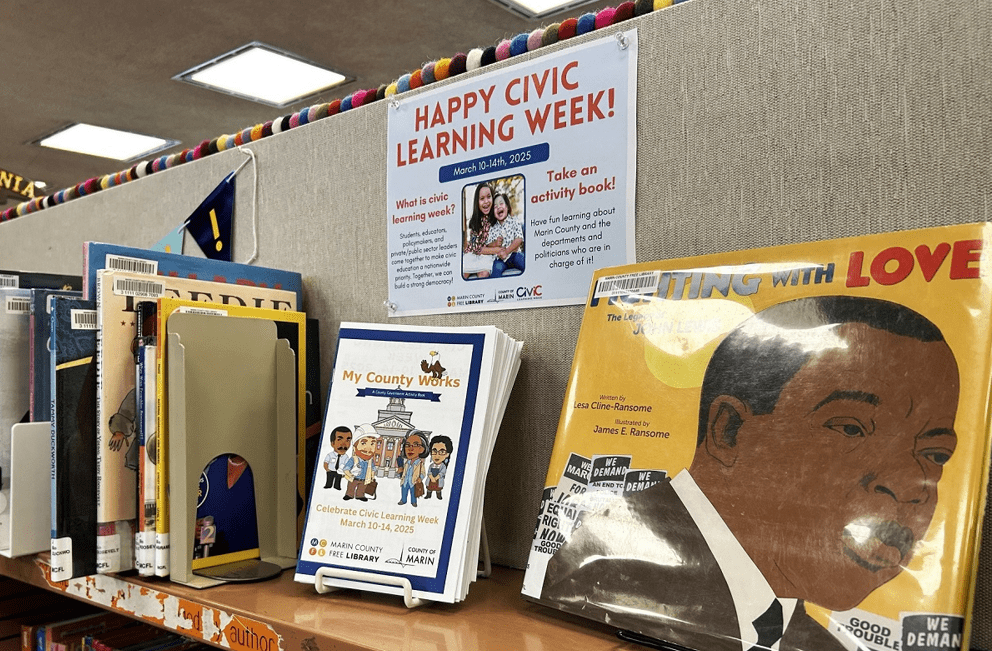 Library, Elections Partner to Promote Civic Learning Week Marin